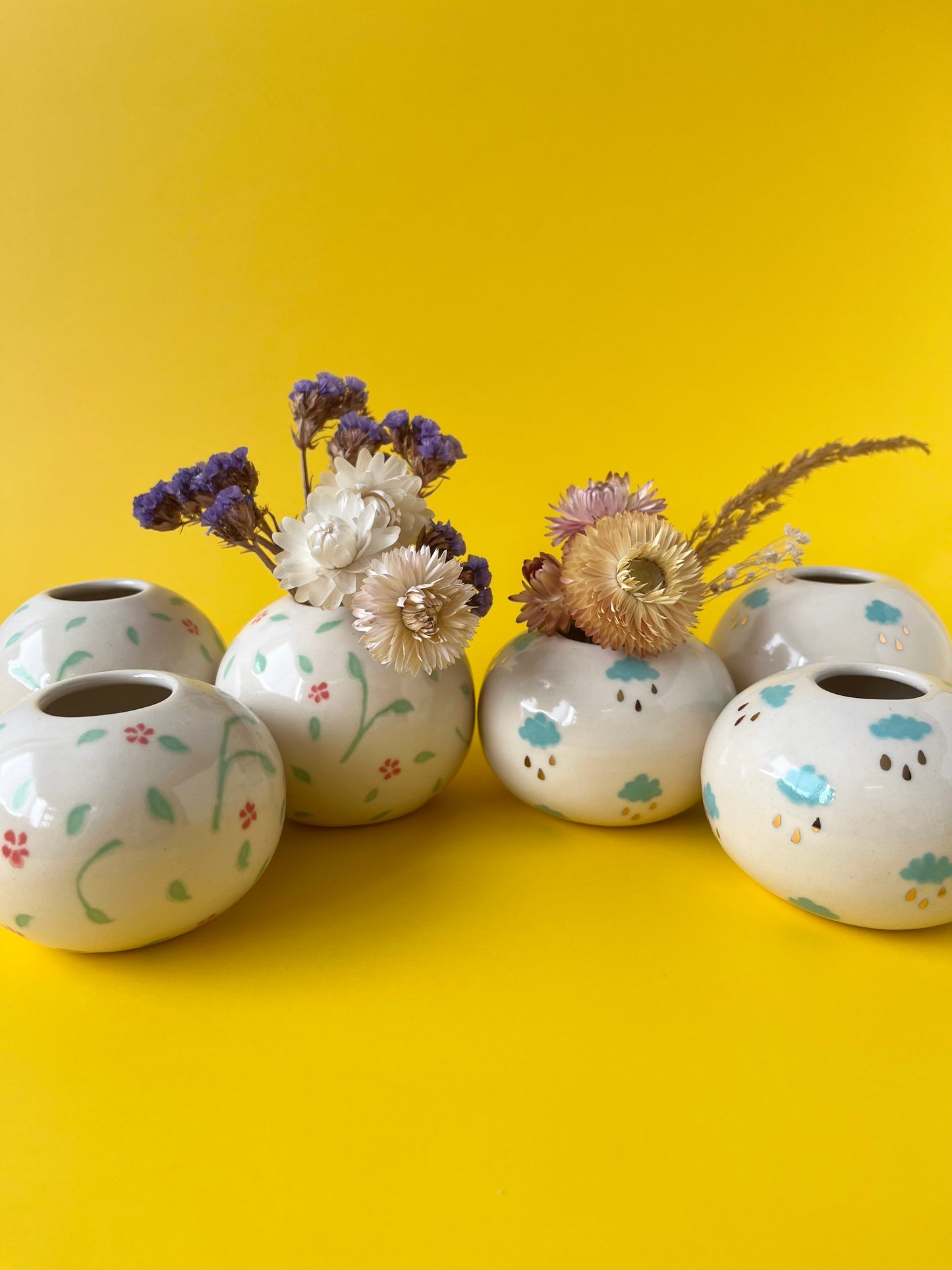 Clouds Mini Vase ~ Squat
