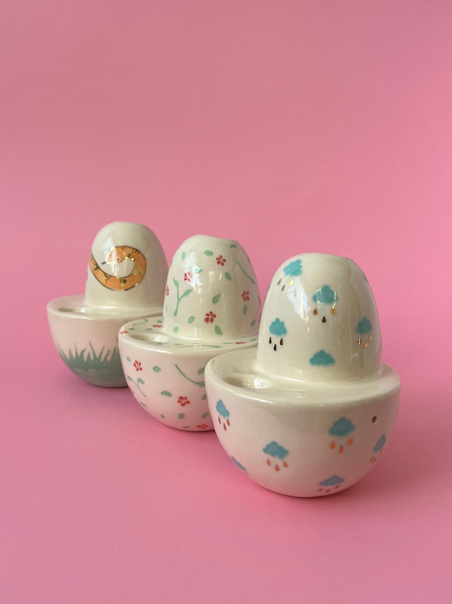 Pebble Bubbler - Roses