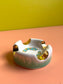 Snake Ashtray & Cigarillo Set - blue snake